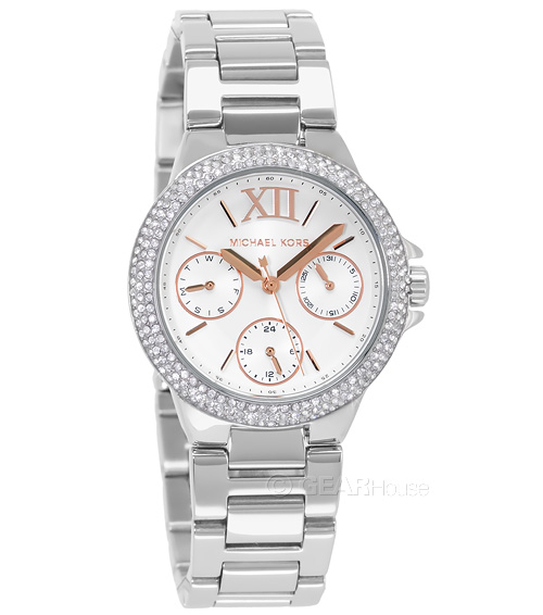 Michael Kors 33mm Camille Womens Watch, White Rose Gold Dial  display picture 3