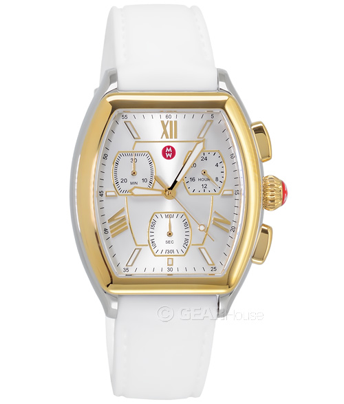 MICHELE Releve Womens Two-Tone Chronograph Watch Gold Silver  display picture 1