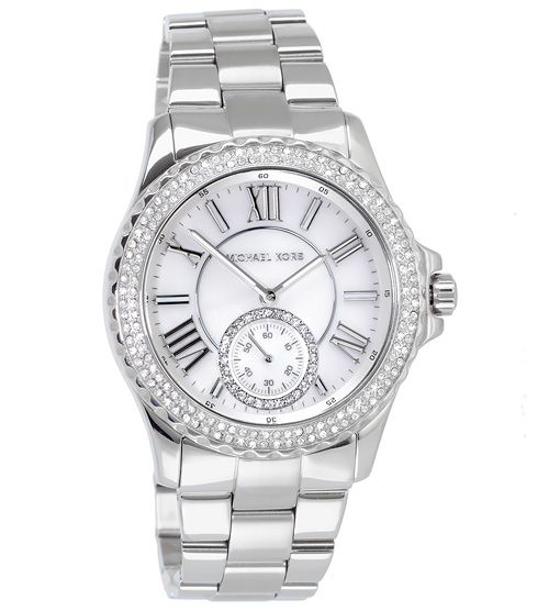 Michael Kors Everest Womens Pave Crystals Watch, MOP Dial  display picture 1