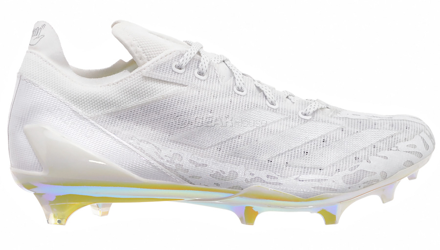 Adizero Electric Cleats WHT/GLD　26.5㎝　E Adidas Adizero Electric Mens Football Cleats, White / Iridescent