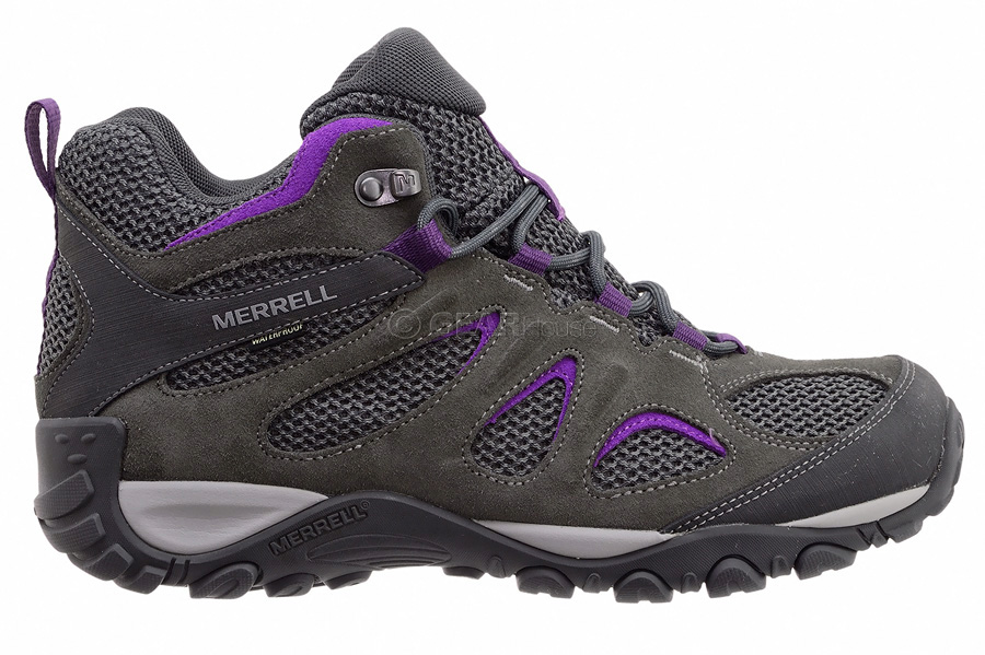 Merrell Yokota 2 Mid Womens Waterproof Suede Hiking Boots  display picture 2