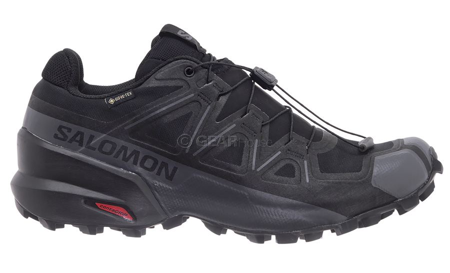 Salomon Speedcross 5 GTX Mens Trail Running Hiking Shoes, Black